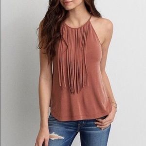 American Eagle Tassel Tank Top